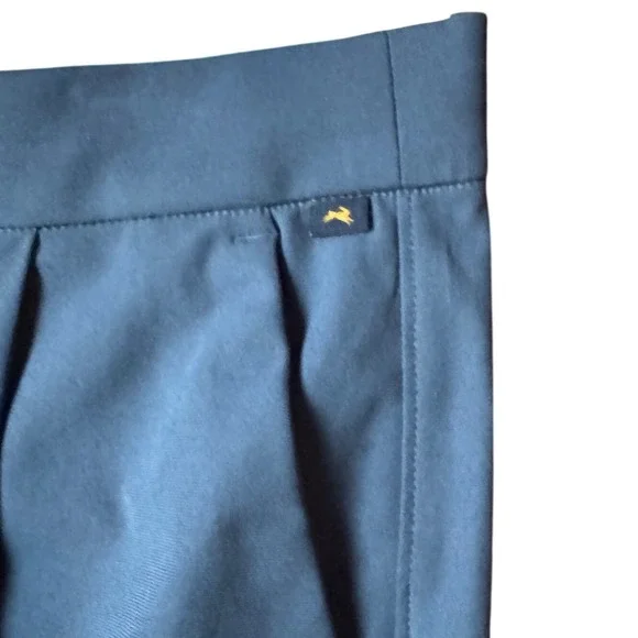 Tracksmith Mens Running Pants Slate Blue Pleated Tapered Track Trousers Large - Picture 10 of 15